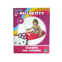 Inflatable boat with steering 90CM Hello Kitty