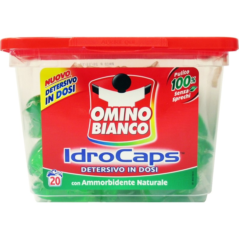 Omino BIANCO IDRO CAPS 30 GR 20 ST MIT ERDGAS WEICHSPÜLER