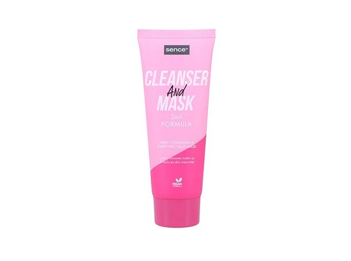 SENCE GEZICHT GLOW GIRLS 2 IN 1 CLEANSER + MASKER 100ML