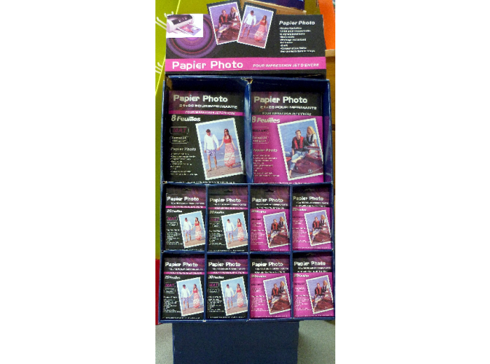DISPLAY FOTOPAPIER 150 ST (30 X A4 +    120 X A6)
