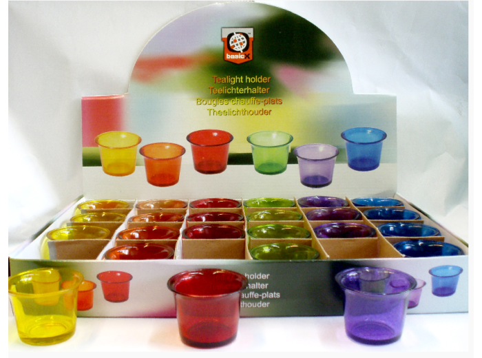 DISPLAY BASIC X THEELICHTHOUDER 24 STUKS(101555)