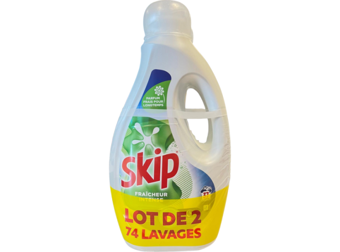 SKIP VLOEIBAAR WASMIDDEL FRAICHEUR INTENSE LOT DE 2 X 37SC 1,665L