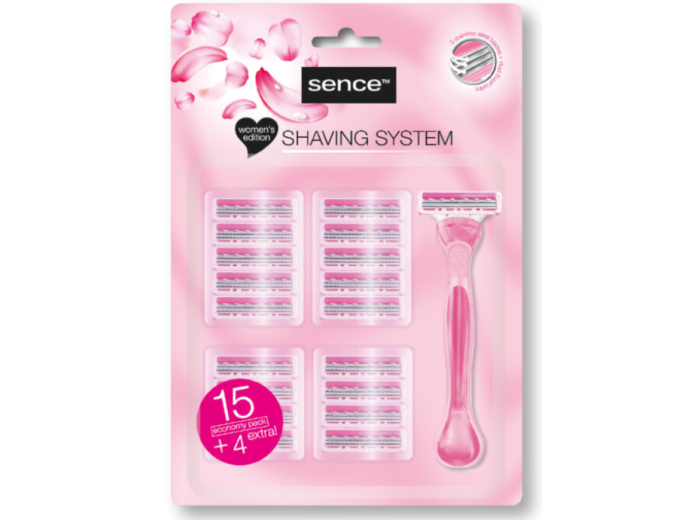 SENCE SCHEERMESJES TRIPLE BLADE 15+4 STUKS