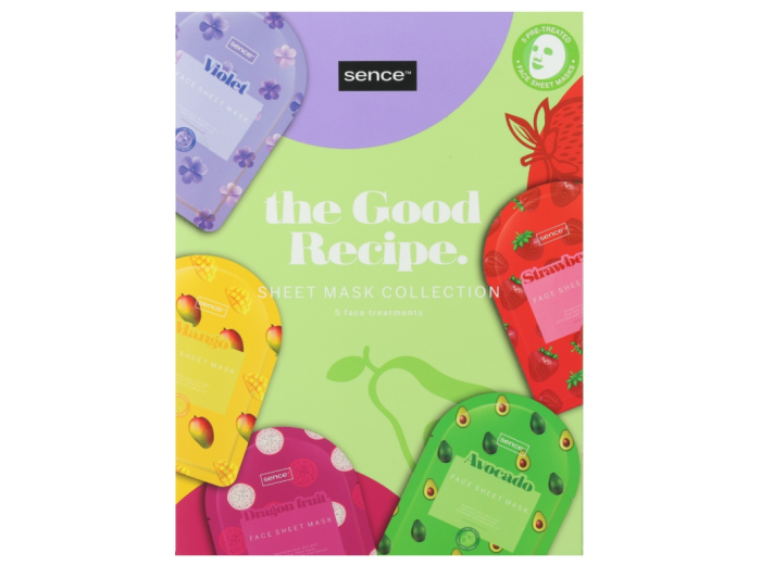 SENCE SHEETMASK SET 5PCS THE GOOD RECIPE