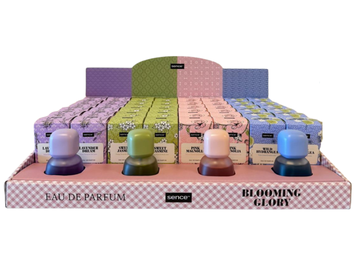 SENCE BLOOMING GLORY DISPLAY EAU DE PARFUM 30ML 48PCS 4ASS