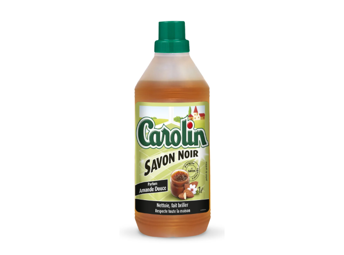CAROLIN SAVON NOIR PARFUM AMANDE 1L