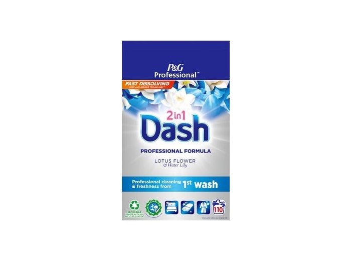 DASH WASPOEDER PROFFESIONAL 2 IN 1 LOTUSBLOEM EN WATERLELIE   110 SC 7,15 KG