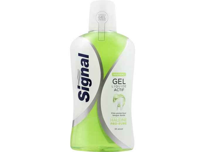 SIGNAL MONDWATER 500ML GEL LIQUIDE ACTIFHALEINE PRO-PURE