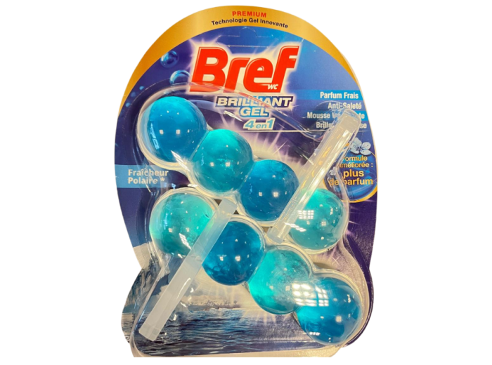 BREF WC HANGER BRILLIANT GEL 4EN1 2X42GR FRAICHEUR POLAIRE