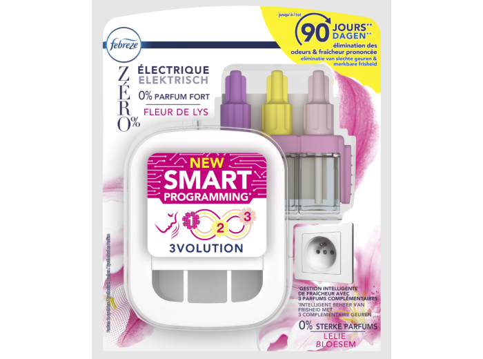FEBREZE GEURAPPARAAT MET 3 GEUREN FLEUR DE LYS 