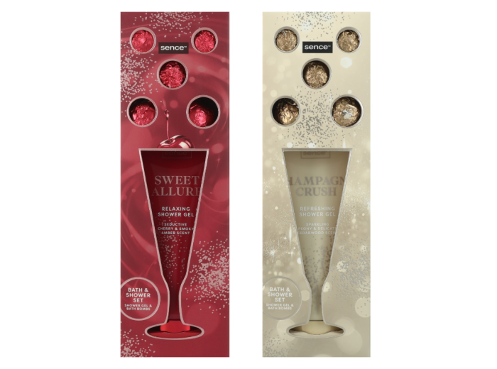 SENCE BATH & SHOWER SET NIGHT LUXE 2ASS 10ST