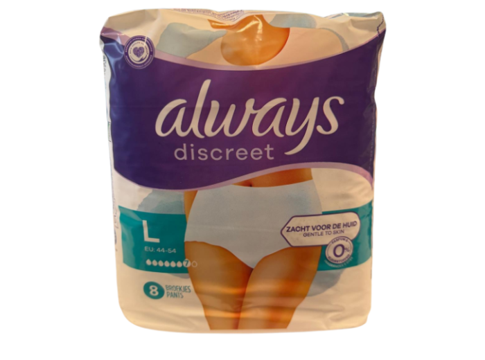 ALWAYS DISCREET 8 BROEKJES MAAT L 44-54