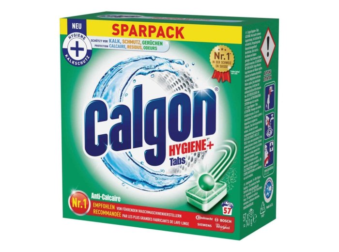 CALGON HYGIENE+ TABS 57 STUKS