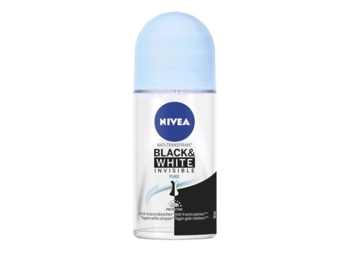 NIVEA DEO ROLLER ON BLACK & WHITE INVISIBLE 50ML
