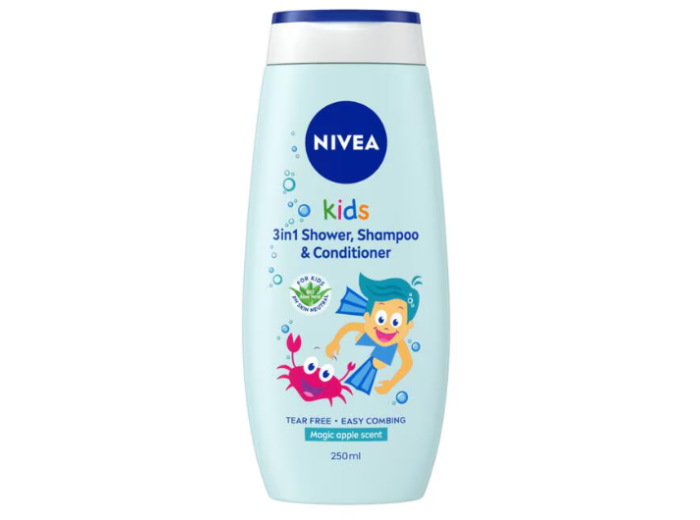 NIVEA KIDS 3IN1 MAGIC APPLE SCENT 250ML DOUCHE,SHAMPOO & CONDITIONER
