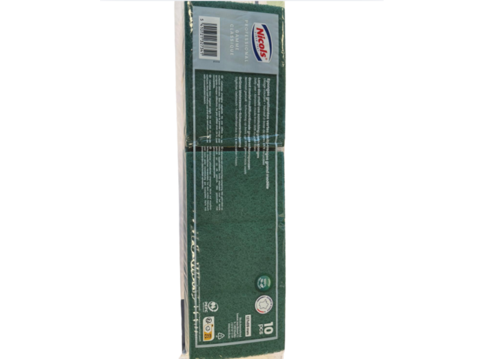 NICOLS PROFESSIONAL SCHUURSPONZEN CLASSIQUE GROOT 10ST 127X89MM 