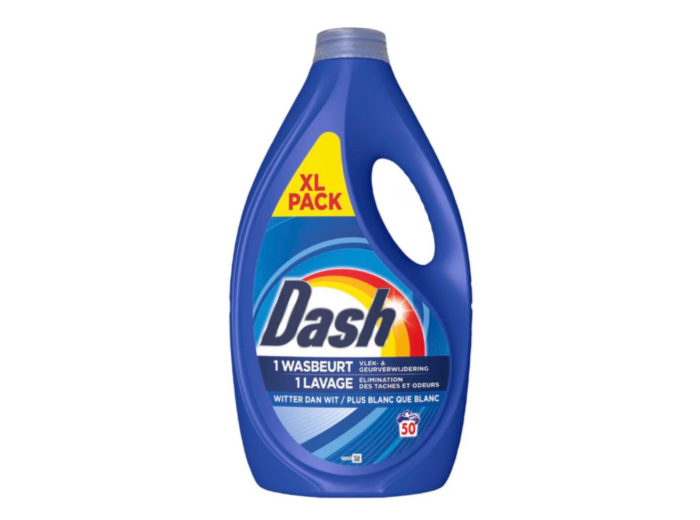 DASH VLOEIBAAR WASMIDDEL 50SC 2250ML WITTER DAN WIT