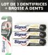 SIGNAL MIX 3X CHARBON DENTIFRICE + 1X BROSSE A DENTS