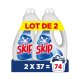 SKIP VLOEIBAAR WASMIDDEL ACTIVE CLEAN LOT DE 2 X 37SC 1,665L