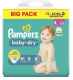 PAMPERS BABY DRY MAXI PLUS MAAT 4+ (10-15KG) BIG PACK 54PCS