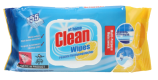 AT HOME CLEAN MULTI PURPOSE REINIGINGSDOEKJES LEMON 55ST