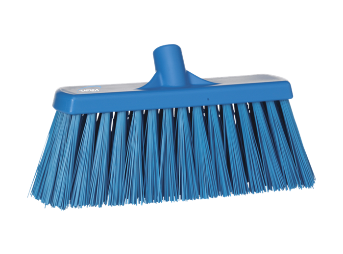 VIKAN STRAATBORSTEL BLAUW  HARD 300x69x177 MM POLYESTER VEZELS