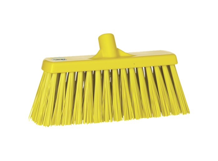 VIKAN STRAATBORSTEL HARD GEEL 300X69MM        BROSSE DE RUE DURE JAUNE 300X69MM
