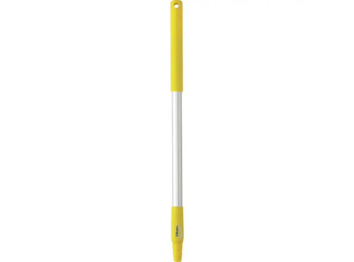 VIKAN ERGONOMISCHE STEEL GEEL D. 33 X 645 MM  GEANODISEERD ALUMINIUM