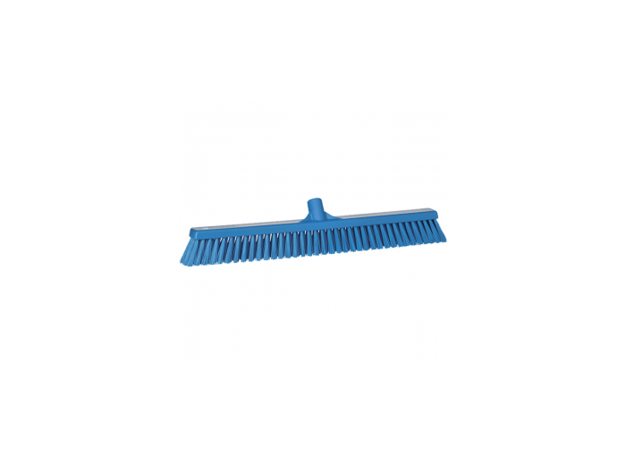 VIKAN VEEGBORSTEL ZACHT & HARD BLAUW          590x45x135 MM
