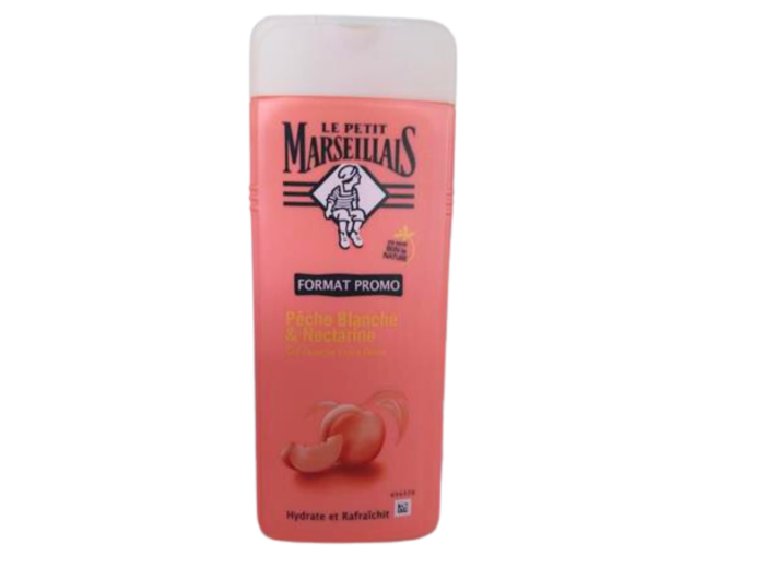 LE PETIT MARSEILLAIS DOUCHE 400ML PECHE BLANCHE & NECTARINE