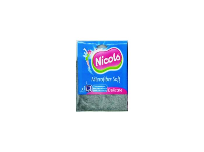 NICOLS MICROVEZEL VAATDOEK SOFT 32X36   CM OP KAART