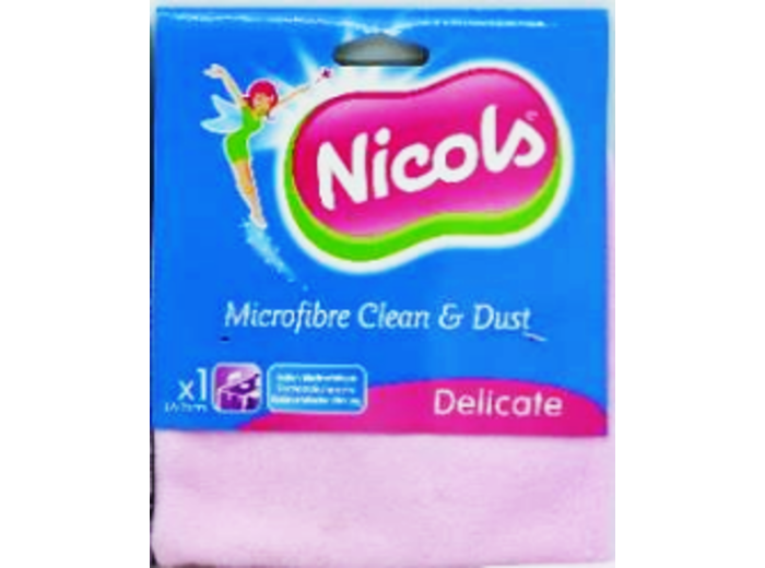 NICOLS MICROVEZEL VAATDOEK CLEAN & DUST 32 X 36 CM OP KAART