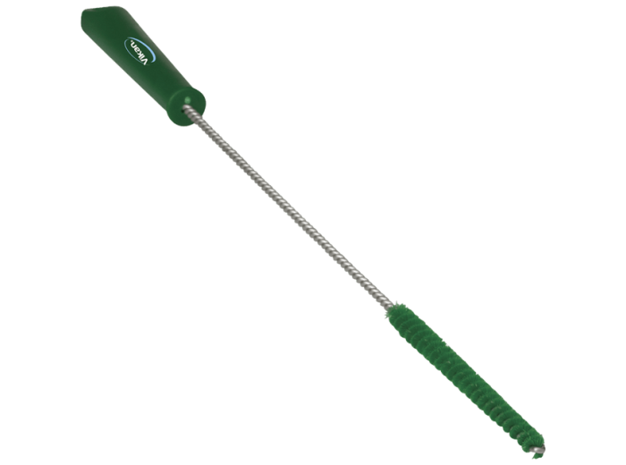 VIKAN FLESSENBORSTEL GROEN 500X130 MM         10MM DIAMETER- MEDIUM POLYESTER