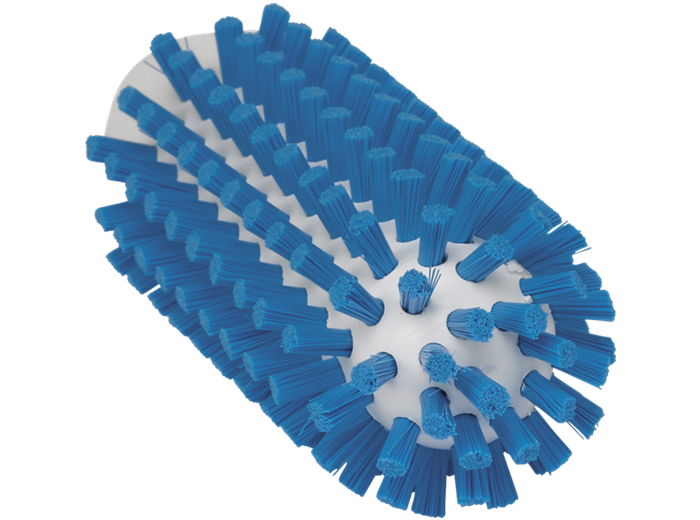 VIKAN PIJPENBORSTEL STEELVERBINDING BLAUW     DIAM. 50 X 140 MM - MEDIUM POLYESTER