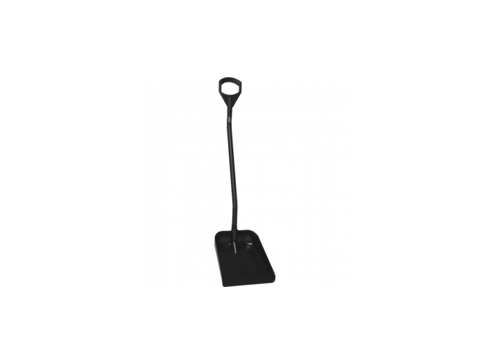 VIKAN SCHOP POLYPROP LANGE STEEL ZWART 130 CM