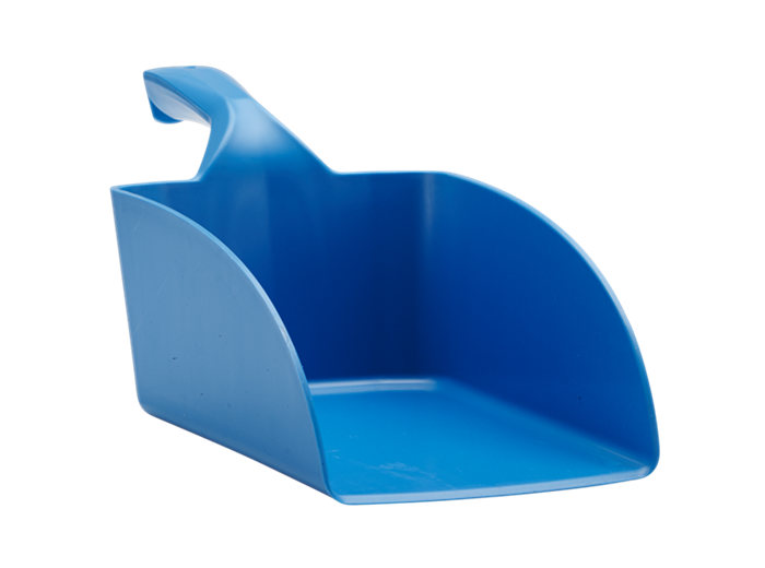 VIKAN HANDSCHOP BLAUW BREED 360X160X95MM      POLIPROPYLEEN