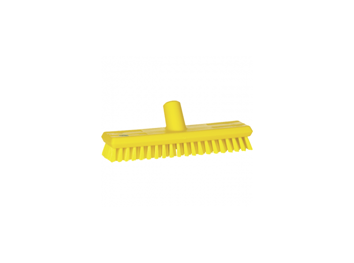 VIKAN SCHUURBORSTEL GEEL HARD 270X65X100MM    HARD POLYESTER
