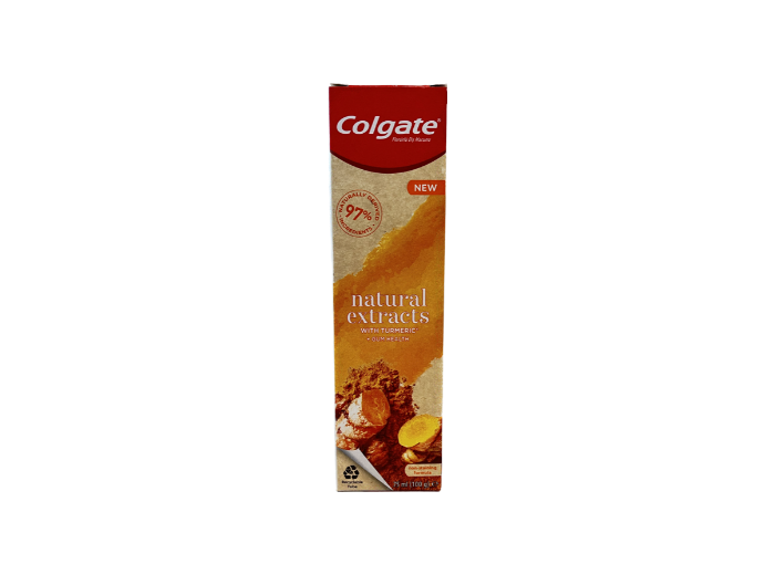 COLGATE DENTIFRICE 75ML NATURAL EXTRACTS AVEC CURCUMA