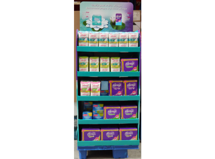 DISPLAY ALWAYS / TAMPAX 106 ST