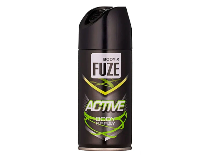 BODY-X FUZE MEN DEODORANT ACTIVE 150ML