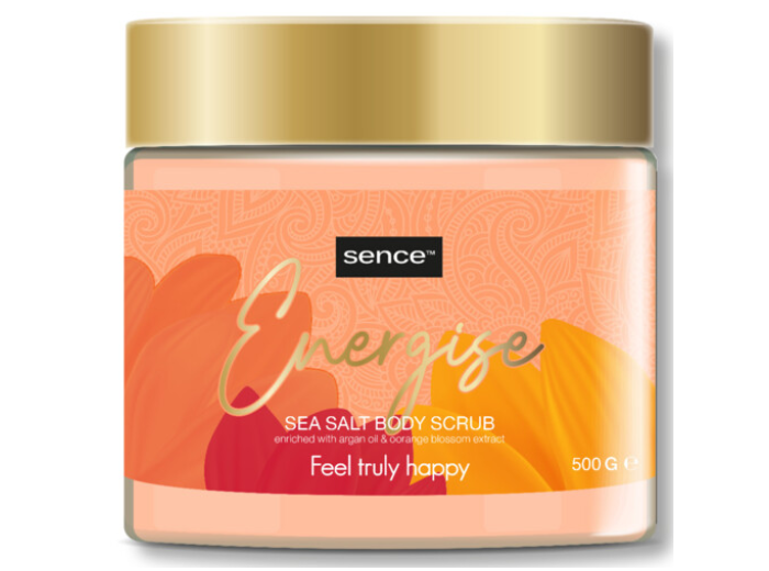 SENCE WELLNESS SEA SALT BODY SCRUB 500GR ENERGISE   