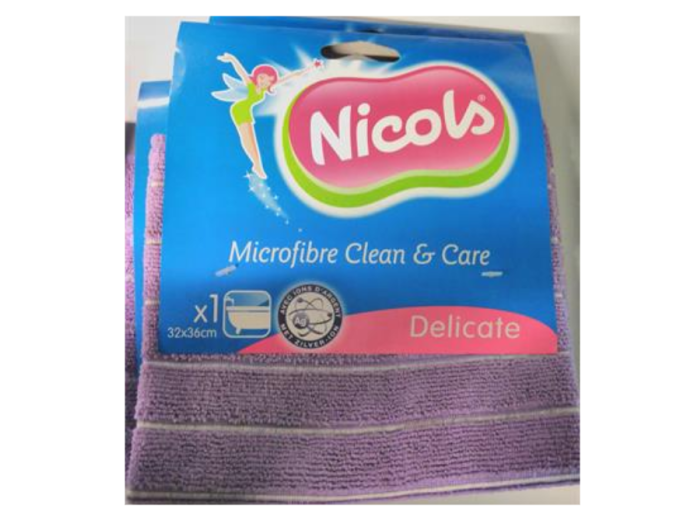 NICOLS MICROVEZEL VAATDOEK CLEAN & CARE 32 X 36 CM OP KAART