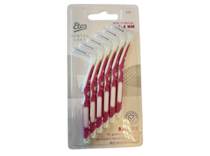 ETOS TANDENRAGER MINI CONICAL 2-4 MM 6ST