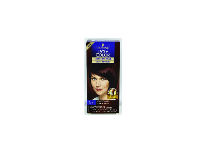 SCHWARZKOPF POLY COLOR HAARKLEURING 87 ROODZWART