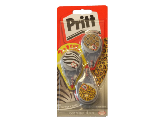 PRITT CORRECTIEROLLER 3 ST              3 X 6 M