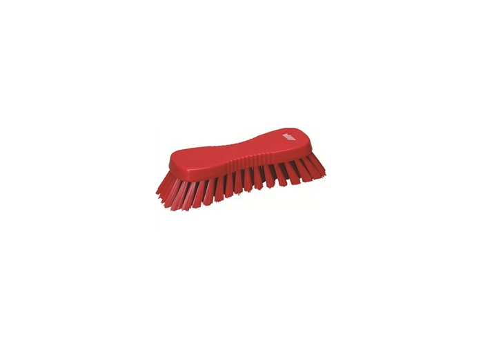 VIKAN WERKBORSTEL HARD ROOD 185x65x53 MM