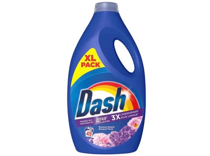 DASH LESSIVE LIQUIDE LENOR BOUQUET FLORAL 49SC 2,205L