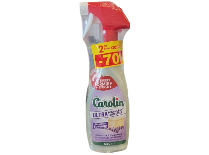 CAROLIN ONTVETTER SPRAY MARSEILLE & LAVENDEL LOT DE 2X650ML