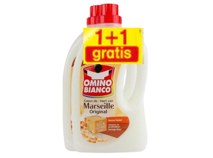 OMINO BIANCO VLOEIBAAR WASMIDDEL MARSEILLE LOT DE 2 X 2L 40SC 