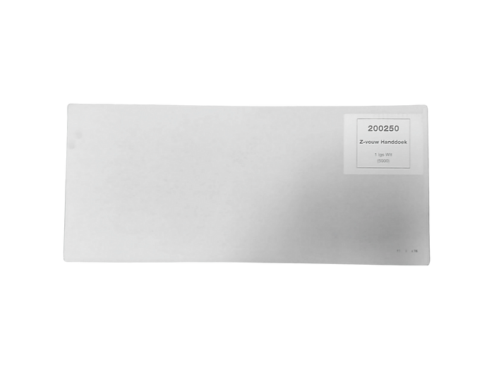 HANDDOEK Z-Z VOUW 1-L HOOGWIT 25X23CM   5000ST
